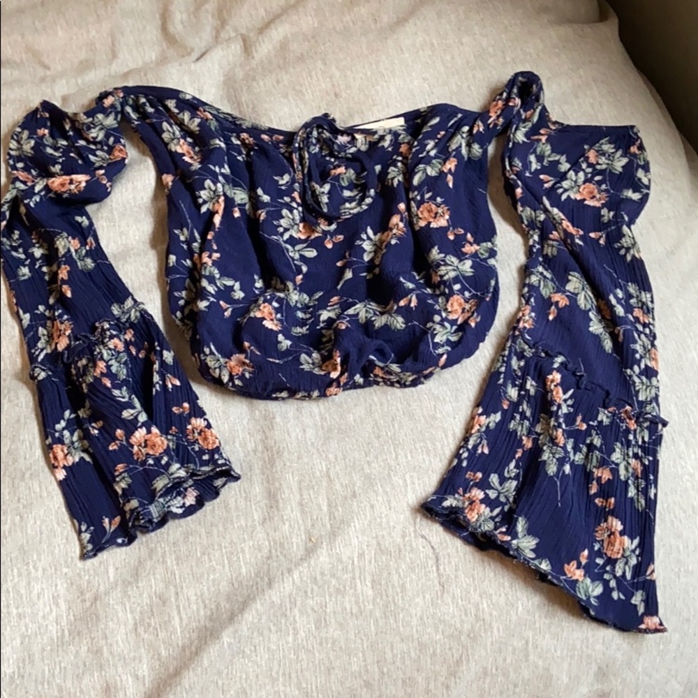 Floral crop top